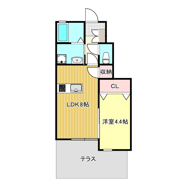 Flower LoveⅠの間取り