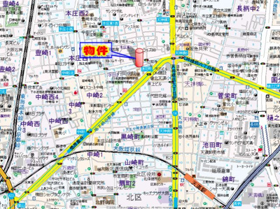 【地図】 | ファミールリブレ梅田東