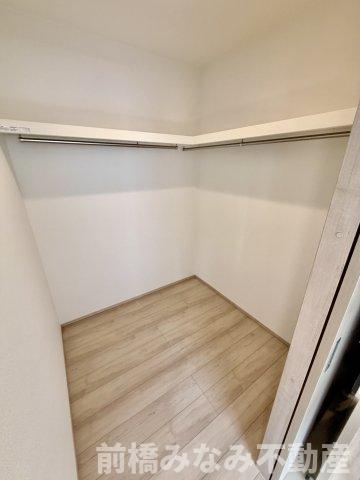 【新築】前橋市六供町1丁目　限定１棟　ハートフルタウン　新築建売の収納|収納豊富です