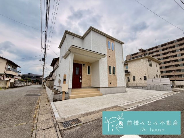 【新築】前橋市六供町1丁目　限定１棟　ハートフルタウン　新築建売の外観|きれいな外観です