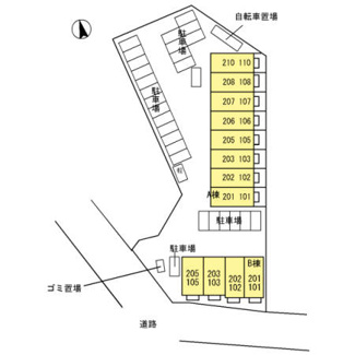【駐車場】 | 【D-room】エムグランデ　B棟　知立市谷田町