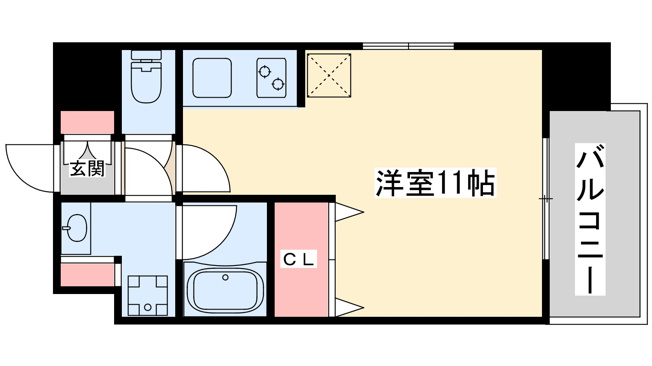 【間取り】 | プロスパー江坂479