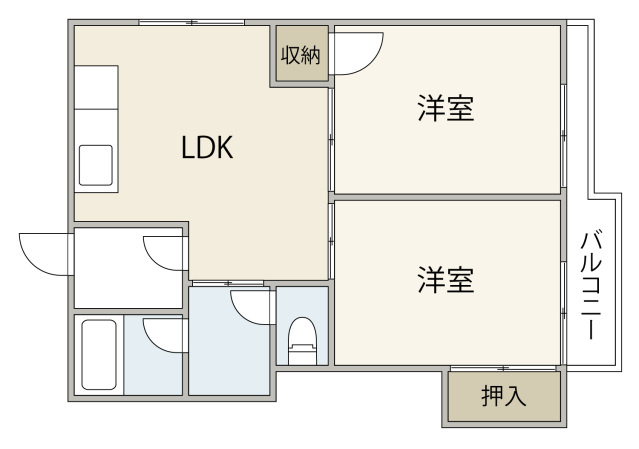 O.S東雲の間取り