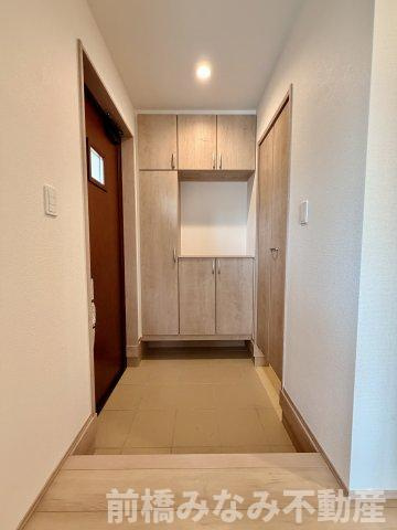 【新築】前橋市南町2丁目　限定１棟　ハートフルタウン　新築建売の玄関|玄関です