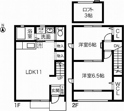 グリーンハイツの間取り