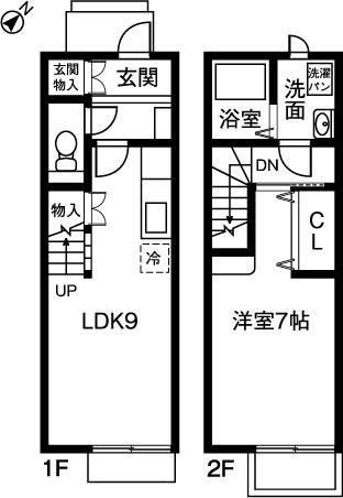 プラッサムコート佐古木の間取り