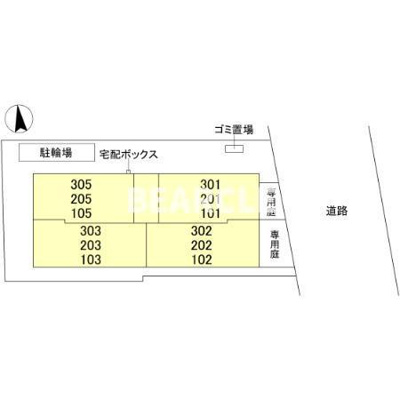 【区画図】 | D-ROOM西院小米