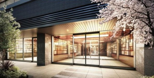 エステムコート立川ノースプレミアのエントランス