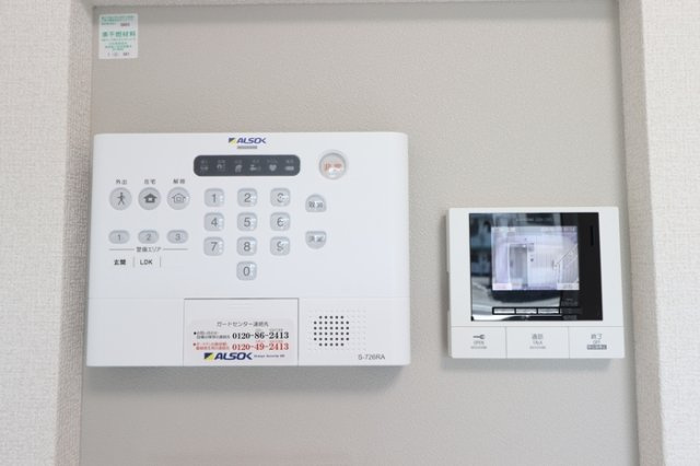 Ｄ-Invest東原A　Aのセキュリティ|モニター付きインターホンです