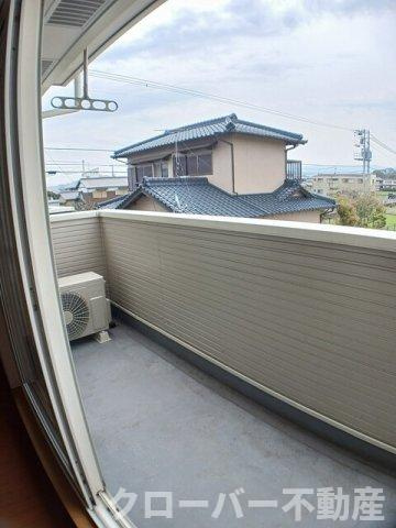 パストラル川部Ｂのバルコニー