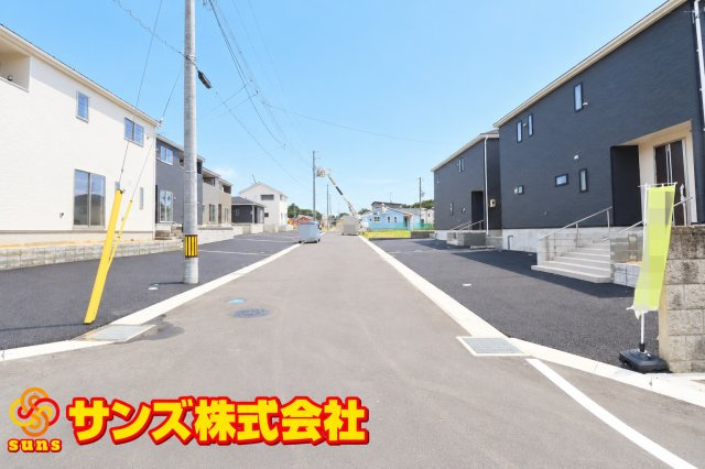 郡山市田村町東山１丁目第1　　　１号棟　　　守山小学校、守山中学区の外観|南側前面道路