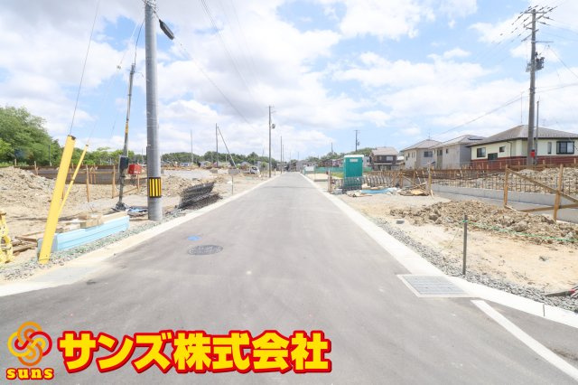 郡山市田村町東山１丁目第1　　　１号棟　　　守山小学校、守山中学区の外観|南側前面道路