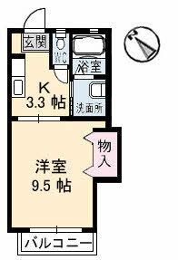 アメニックス福山 １１番館の間取り