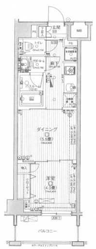 【間取り】 | 日神デュオステージ三ノ輪 | 間取り