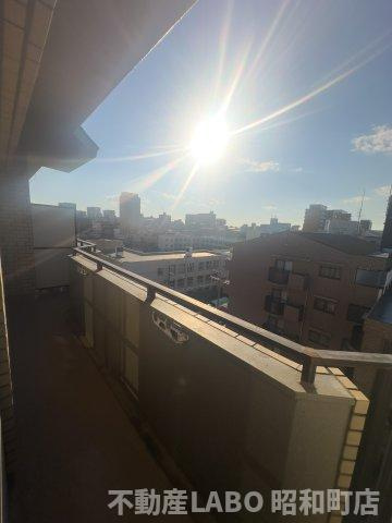 スカイハイム大喜のバルコニー