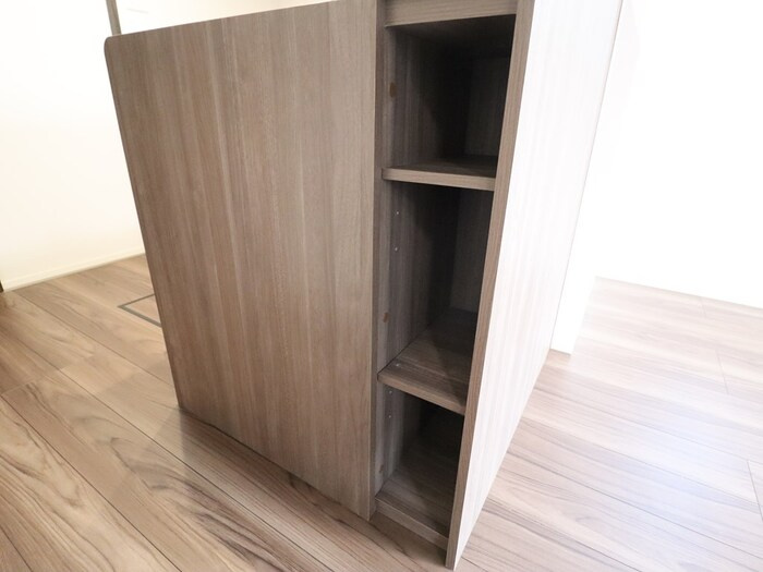 Ｄ-Invest東原B　Bのキッチン|収納です