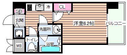 【間取り】 | アクアプレイス梅田Ⅲ