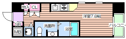 【間取り】 | エスリード御堂筋梅田