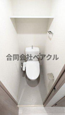 【トイレ】 | プレサンス京都東寺 | 清潔感のあるトイレです