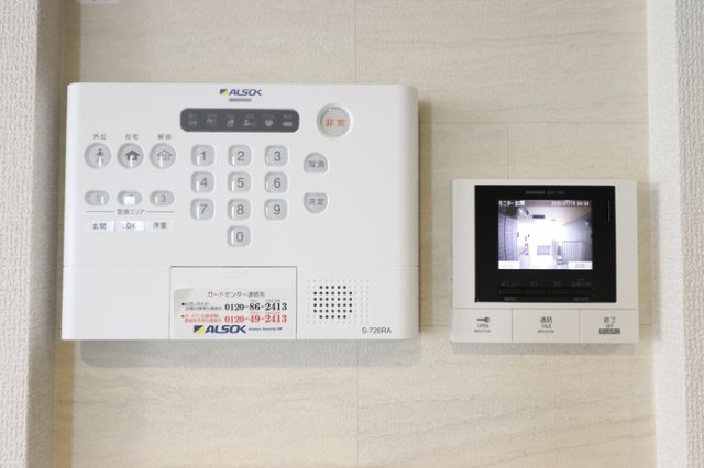 Ｄ-Invest東原B　Bのセキュリティ|モニター付きインターホンです