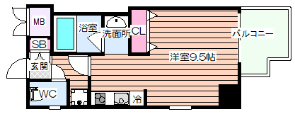 【間取り】 | ファーストステージ江坂広芝町Ⅱ