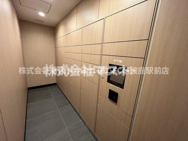 ジオエント新町の玄関