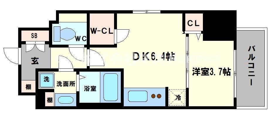 ジオエント新町の間取り