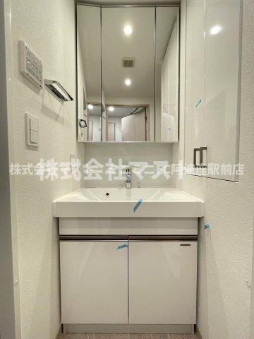 ジオエント新町の洗面所
