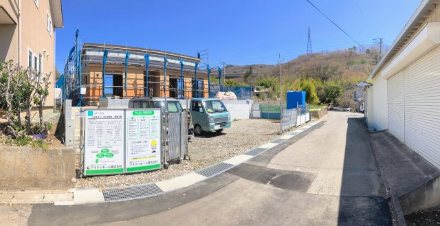 上田市芳田の前面道路含む現地写真|仕様のご確認やローンのご相談は＜Tel 026-477-7419＞まで♪