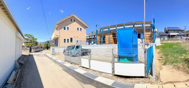 上田市芳田の前面道路含む現地写真|仕様のご確認やローンのご相談は＜Tel 026-477-7419＞まで♪