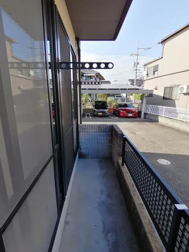 フレグランス駅家 Ｂ棟のバルコニー