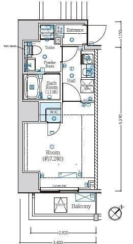 ＭＡＸＩＶ常盤台ＴＲＥの間取り