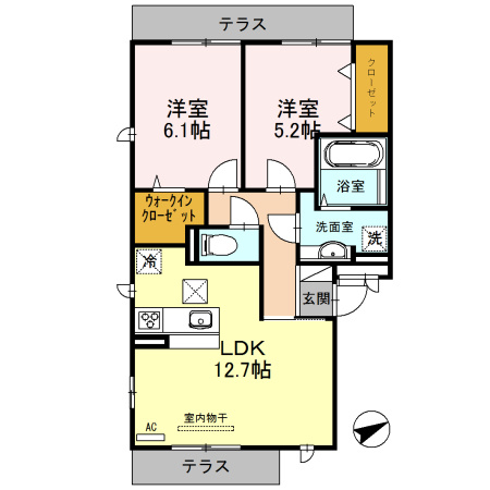 Sunveil・K　阪南小学校区の間取り|Sunveil・K