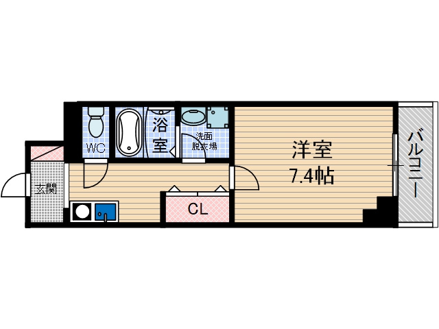 A-1薩摩マンションの間取り