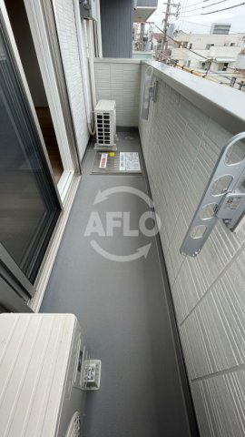 フェリシア東田辺　東田辺小学校区のバルコニー|フェリシア東田辺　バルコニー