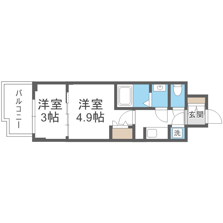 セレニテ東梅田アリエの間取り