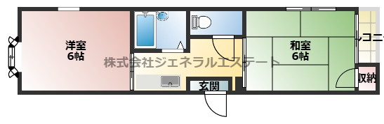 プレアール古川橋Ⅱの間取り