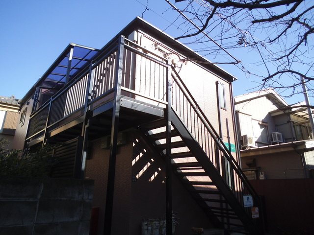 ボンシャンスの外観|閑静な住宅街にあるお部屋です！