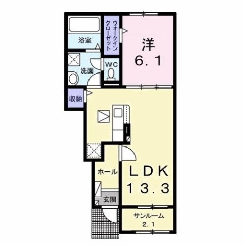 【間取り】 | ルパルク　Ⅱ