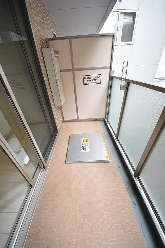 フレンシアノイエ内本町のバルコニー|ラクラス内本町　ひろびろバルコニー