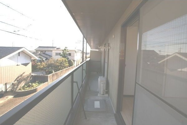 シャトー参番館のバルコニー