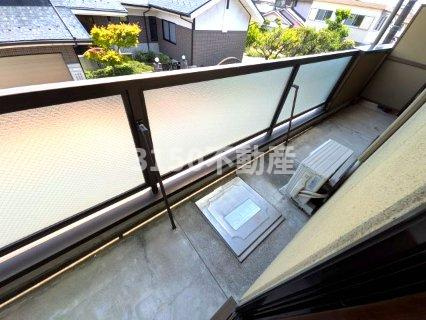 シャトー参番館のバルコニー