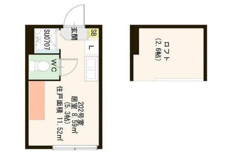 【間取り】 | ハーモニーテラス八幡山Ⅱ