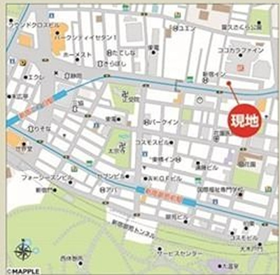 【地図】 | ニューライフ新宿参番館