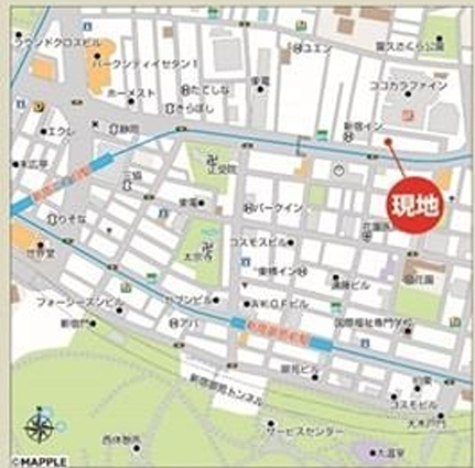 【地図】 | ニューライフ新宿参番館