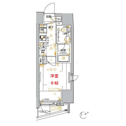 【間取り】 | クレイシア品川東大井 | 間取り