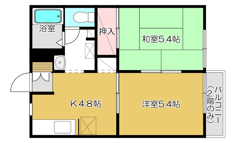 ディアス四日町の間取り