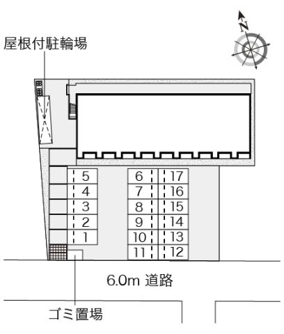 レオネクストクレール国分寺の区画図