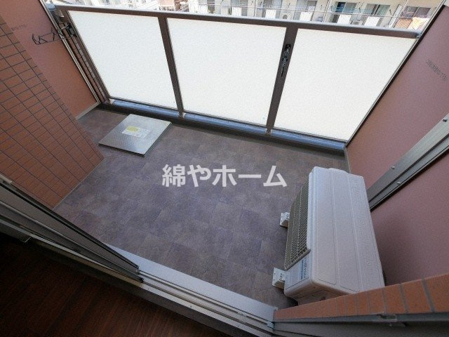 プレジオ城東中央のバルコニー|広々としたバルコニーです