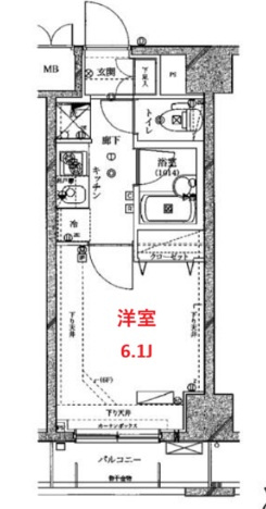 【間取り】 | ライジングプレイス蒲田南